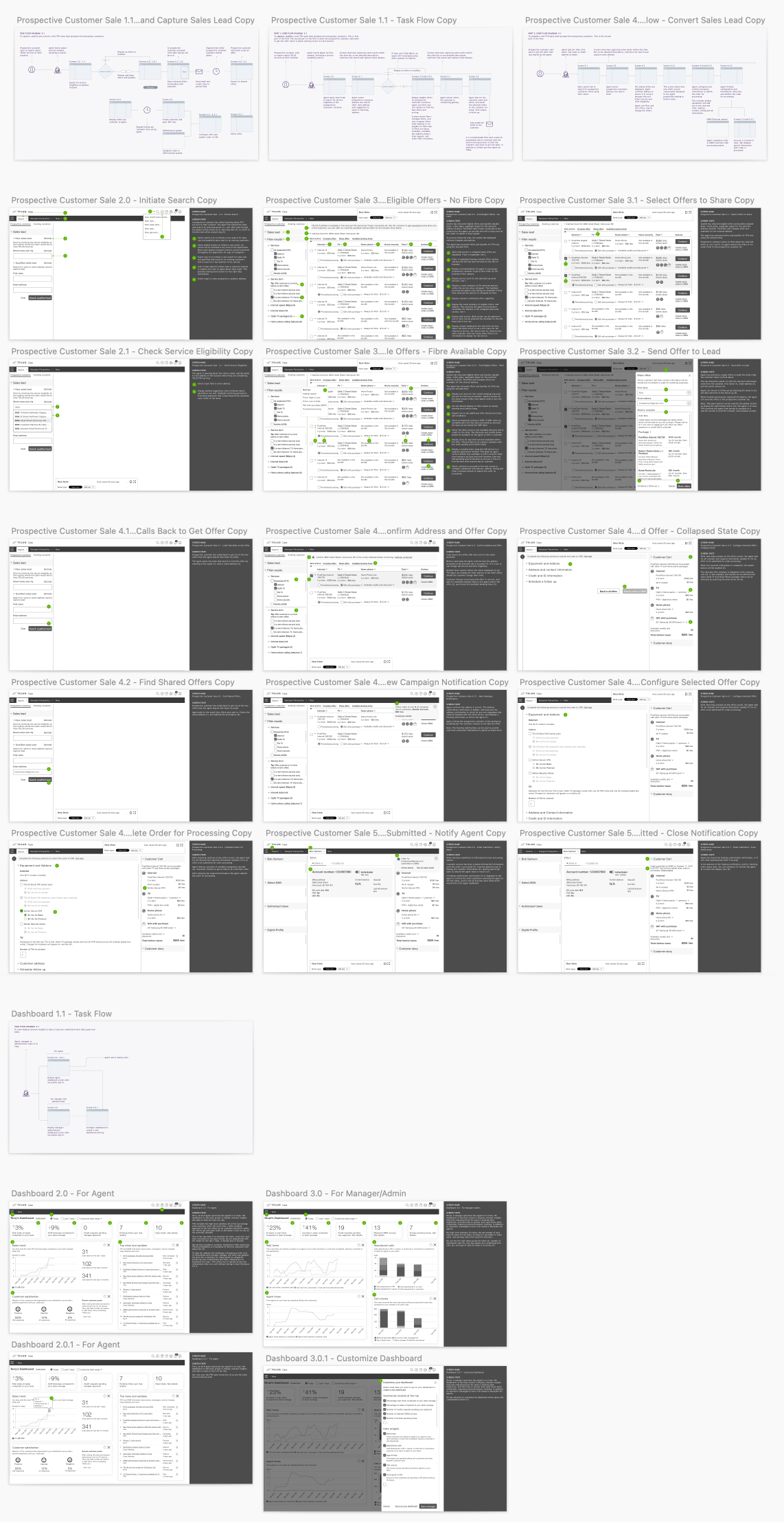 Wireframes and User Flows